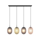 Facette lampa wisząca 4xE27 czarna 364200417