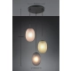 Facette lampa wisząca 3xE27 czarna 364230317