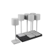 Fernandez lampa podłogowa LED 6x1W 6x130lm 2700K, 4000K, 6000K szara R54096677