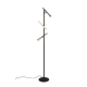 Fiato lampa podłogowa LED 3x3W 3x400lm 2300K, 3000K, 4000K czarna, brązowa 452010317