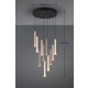 Fiato lampa wisząca LED 11x3W 1400lm 2300K, 3000K, 4000K czarna, brązowa 352091117