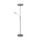 Franklin lampa podłogowa LED 35W 4100lm 2700K, 3200K, 4000K srebrna 426510207 TRIO lighting