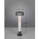 Fraser lampa stojąca 1xE27 szara 562560178