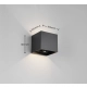 Genie kinkiet LED  2x1W 2x150lm 3000K czarny R24169632