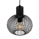 Gila lampa wisząca 1xE27 czarna 365700132