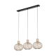 Gila lampa wisząca 3xE27 czarna 365700366 TRIO lighting