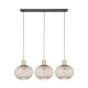Gila lampa wisząca 3xE27 czarna 365700366