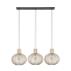 Gila lampa wisząca 3xE27 czarna 365700366