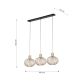 Gila lampa wisząca 3xE27 czarna 365700366