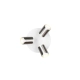 Gillan lampa sufitowa 3xGU10 srebrna 814530307