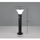 Gorda lampa stojąca solarna LED 3W 500lm 4000K czarna R54676132