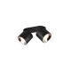 Guayana lampa sufitowa 2xGU10 czarna 651000232