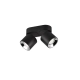 Guayana lampa sufitowa 2xGU10 czarna 651000232