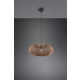 Hedda lampa wisząca 1xE27 brązowa, czarna 312300136