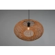 Hedda lampa wisząca 1xE27 brązowa, czarna 312300136