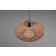 Hedda lampa wisząca 1xE27 brązowa, czarna 312300136