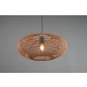 Hedda lampa wisząca 1xE27 brązowa, czarna 312300136