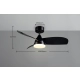 Helsinki lampa sufitowa wentylator LED 20W 2500lm 2700K-6000K czarna R62732132