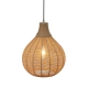 Janne lampa wisząca 1xE27 naturalna, czarna 366790136