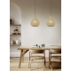 Janne lampa wisząca 1xE27 naturalna, czarna 366790136