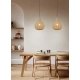 Janne lampa wisząca 1xE27 naturalna, czarna 366790136