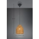 Joeline lampa wisząca 1xE27 czarna, brązowa R31731026