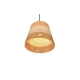 Joeline lampa wisząca 1xE27 czarna, brązowa R31731926
