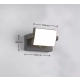 Kansas kinkiet LED 10W 1000lm 3000K antracyt 246869142 wbudowany czujnik ruchu