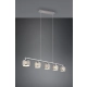 Kaprun lampa wisząca 5xE14 srebrna 311600506