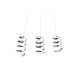 Laola lampa wisząca LED 3x8W 3x1250lm 4000K srebrna R34183106