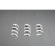 Laola lampa wisząca LED 3x8W 3x1250lm 4000K srebrna R34183106