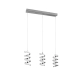 Laola lampa wisząca LED 3x8W 3x1250lm 4000K srebrna R34183106