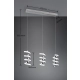 Laola lampa wisząca LED 3x8W 3x1250lm 4000K srebrna R34183106