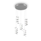 Laola lampa wisząca 5xLED 8W 1250lm 4000K srebrna R34185306 TRIO lighting