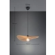 Laurine lampa wisząca 1xE27 czarna, brązowa R36161026