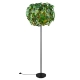 Leavy lampa podłogowa 3xE14 czarna, zielona R40463015 TRIO lighting