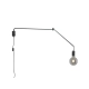 Line kinkiet 1xE27 czarny 200200132 TRIO lighting