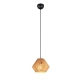 Lucille lampa wisząca 1xE27 28W czarna, brązowa R36111026 TRIO lighting