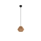 Lucille lampa wisząca 1xE27 28W czarna, brązowa R36111026