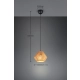 Lucille lampa wisząca 1xE27 28W czarna, brązowa R36111026
