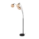Lumina lampa podłogowa 3xE14 czarna 417000313 TRIO lighting