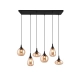 Lumina lampa wisząca 6xE14 czarna 317000613