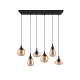 Lumina lampa wisząca 6xE14 czarna 317000613