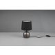 Malu lampka stołowa 1xE14 srebrna, czarna R50802667