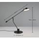 Manduro lampka stołowa LED 6W 560lm 2700K, 4000K, 6500K czarna 549010132