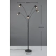 Marley lampa podłogowa 5xGU10 czarna 412400532