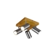 Marley lampa sufitowa 4xGU10 srebrna 812400407 TRIO lighting