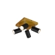 Marley lampa sufitowa 4xGU10 czarna 812400432 TRIO lighting