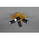 Marley lampa sufitowa 4xGU10 czarna 812400432