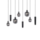 Mataro lampa wisząca 2xE27 czarna 364100832